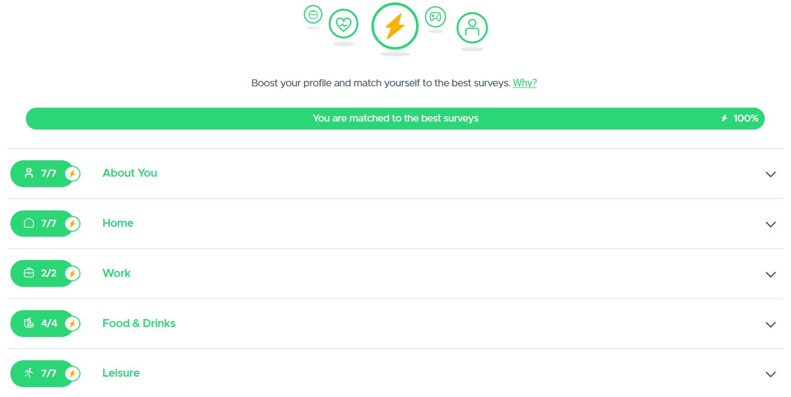 Complete Your Profile in Detail